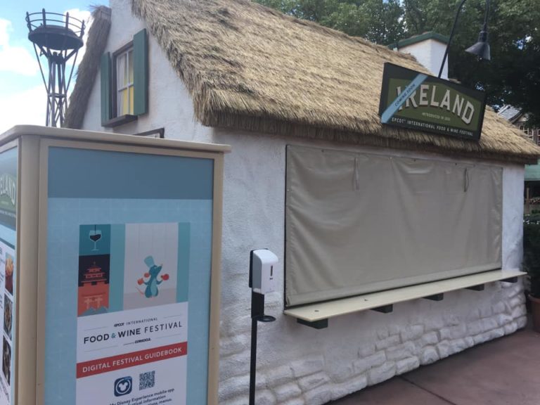 Ireland Booth at Epcot Food & Wine Festival