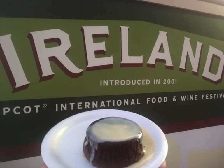 Ireland Pudding at Epcot Food & Wine Festival