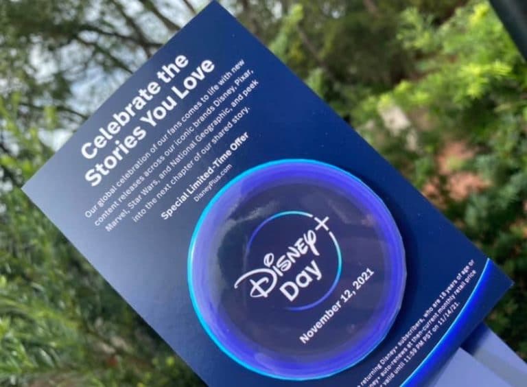 Disney+ Button